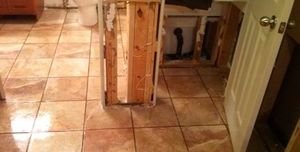 Water Damage Restoration From Bathroom Flood Westchester