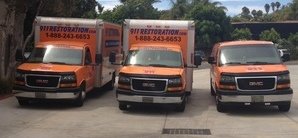 Water Damage Restoration Van And Trucks Westchester