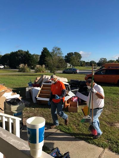 Technicians Conducting Flood Cleanup Services Westchester