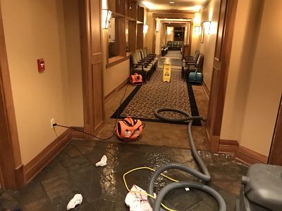 Flood Cleanup in a Commercial Property Westchester